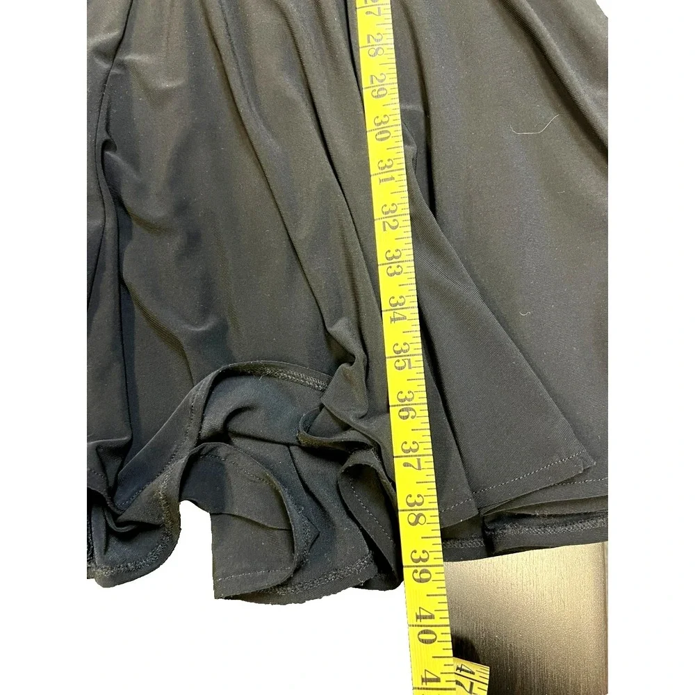 Joseph Ribkoff Maxi Trumpet/Swing Skirt Black Polyester Spandex‎ Pullon SZ 6